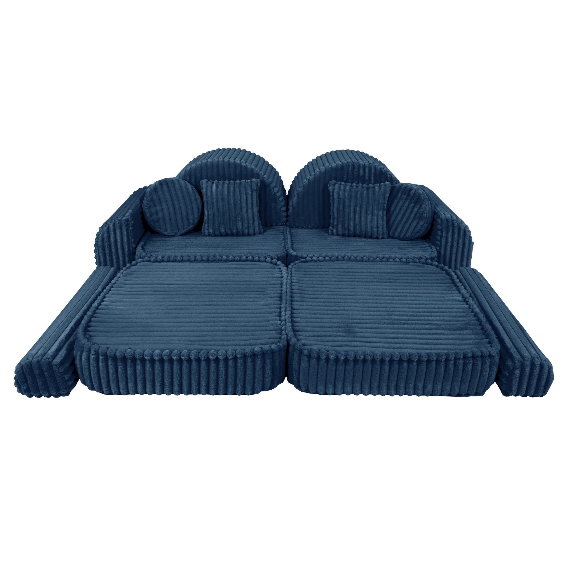 Modulair Kinderbank Compact Stijlvol Comfortabel Blauw by MeowBaby