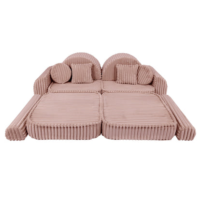 Modulaire Kinderbank Compact Roze Plus Kindvriendelijk by MeowBaby