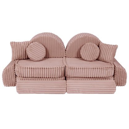 Modulaire Kinderbank Compact Roze Plus Kindvriendelijk by MeowBaby