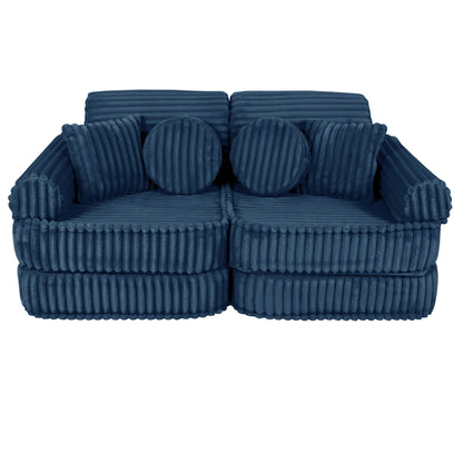 Modulaire Kinderbank Blauw Churros Compact Stijlvol by MeowBaby