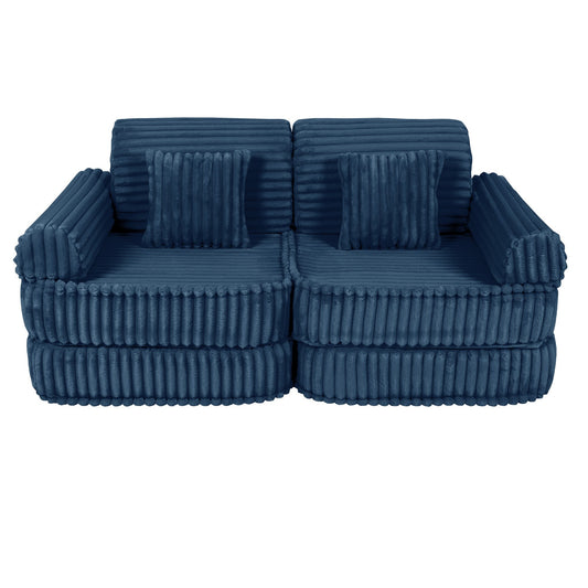 Modulaire Kinderbank Blauw Churros Compact Stijlvol by MeowBaby