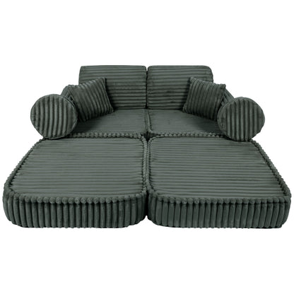 Modulaire Kinderbank Bosgroen Churros Kinderen Zitcomfort by MeowBaby