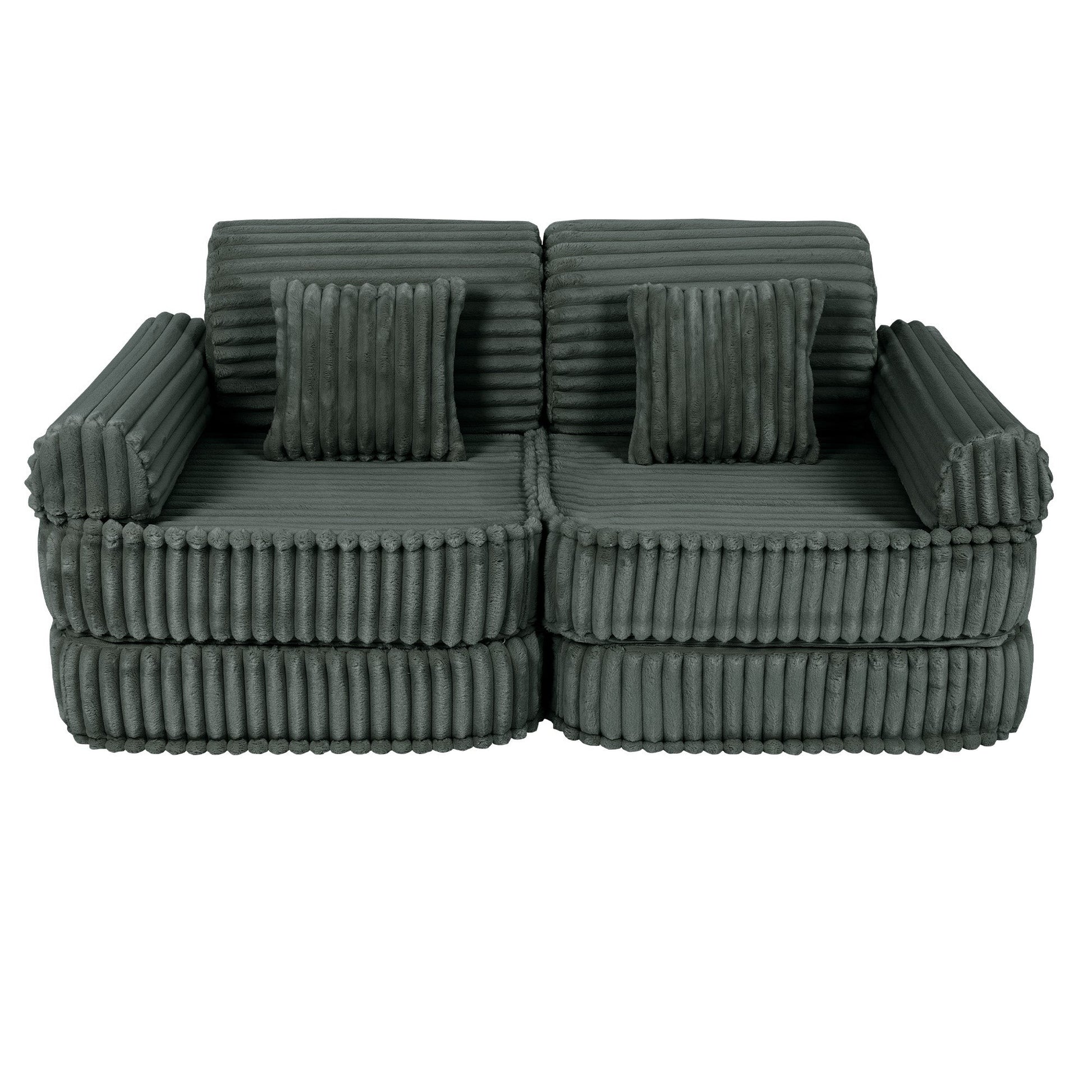 Modulaire Kinderbank Bosgroen Churros Kinderen Zitcomfort by MeowBaby