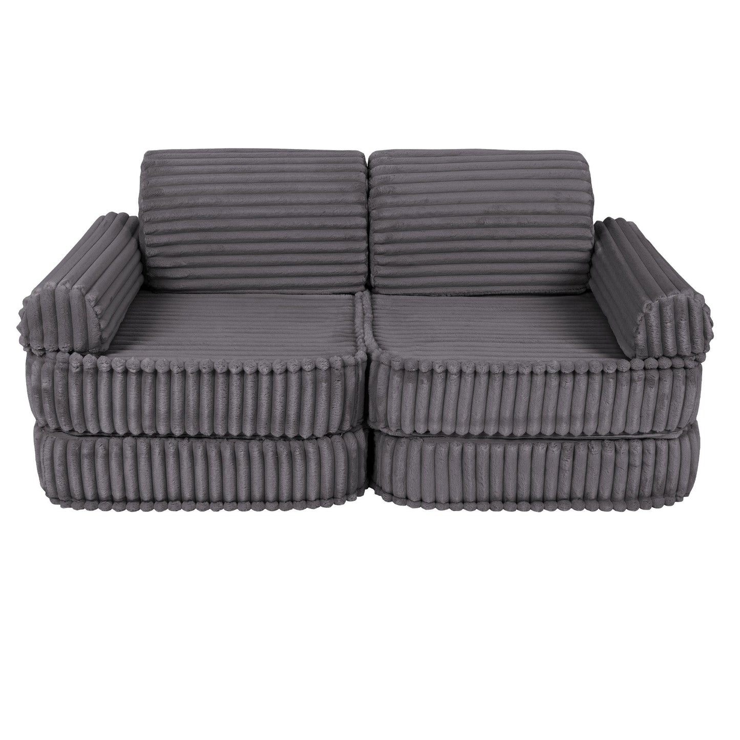 Modulaire Kinderbank Middelgroot Grijs Churros Comfortabel by MeowBaby