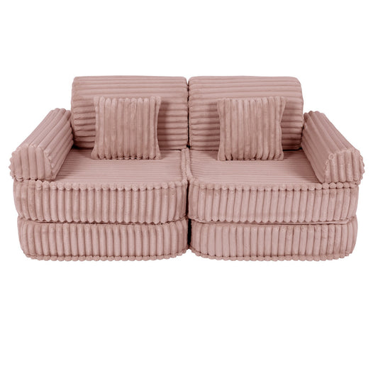 Modulair Kinderbank Churros Roze Aanpasbaar Comfortabel by MeowBaby