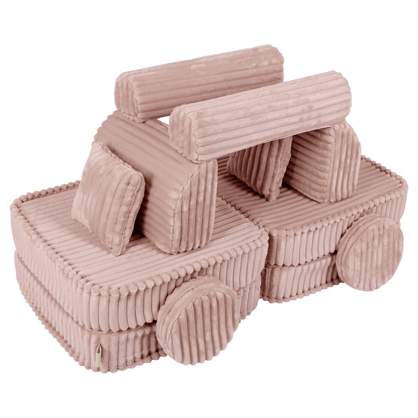 Modulair Kinderbank Churros Roze Aanpasbaar Comfortabel by MeowBaby