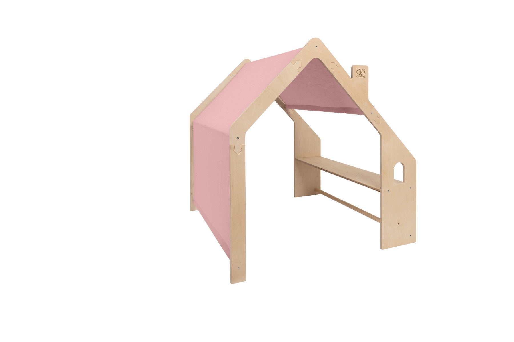 MeowBaby Natuurlijke Houten Speelhuis RozeLuifel Premium by MeowBaby