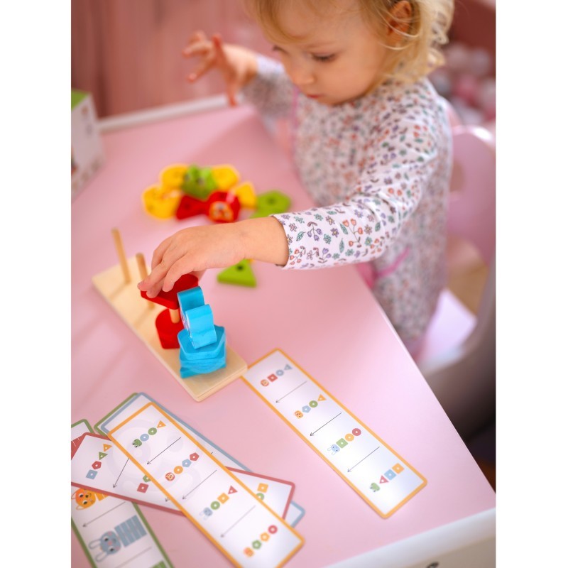 Montessori Puzzelpiramide Dieren Educatief Speelgoed by Woopie Let's Go Green