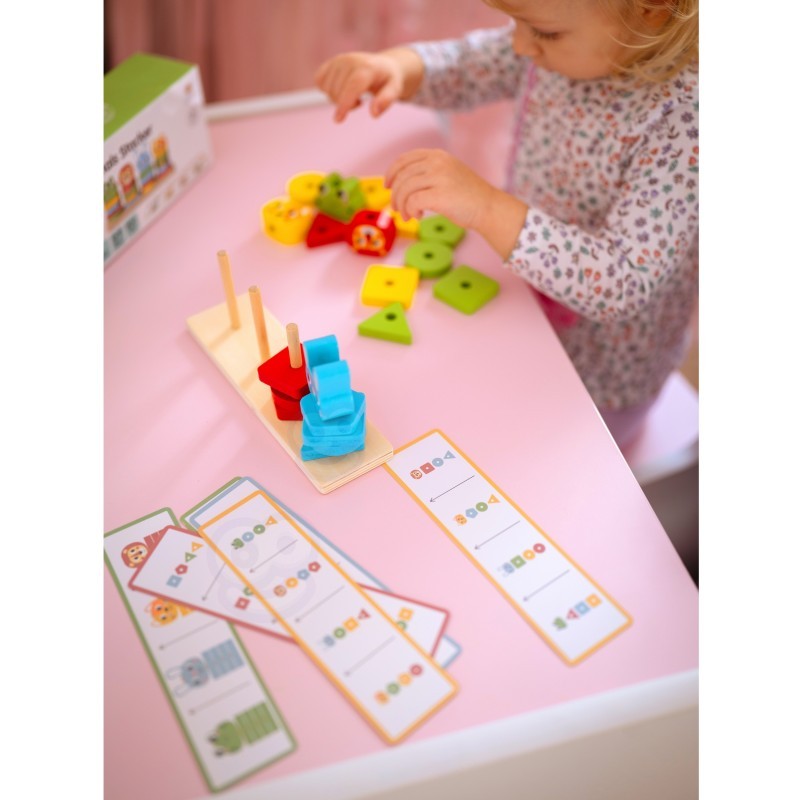 Montessori Puzzelpiramide Dieren Educatief Speelgoed by Woopie Let's Go Green