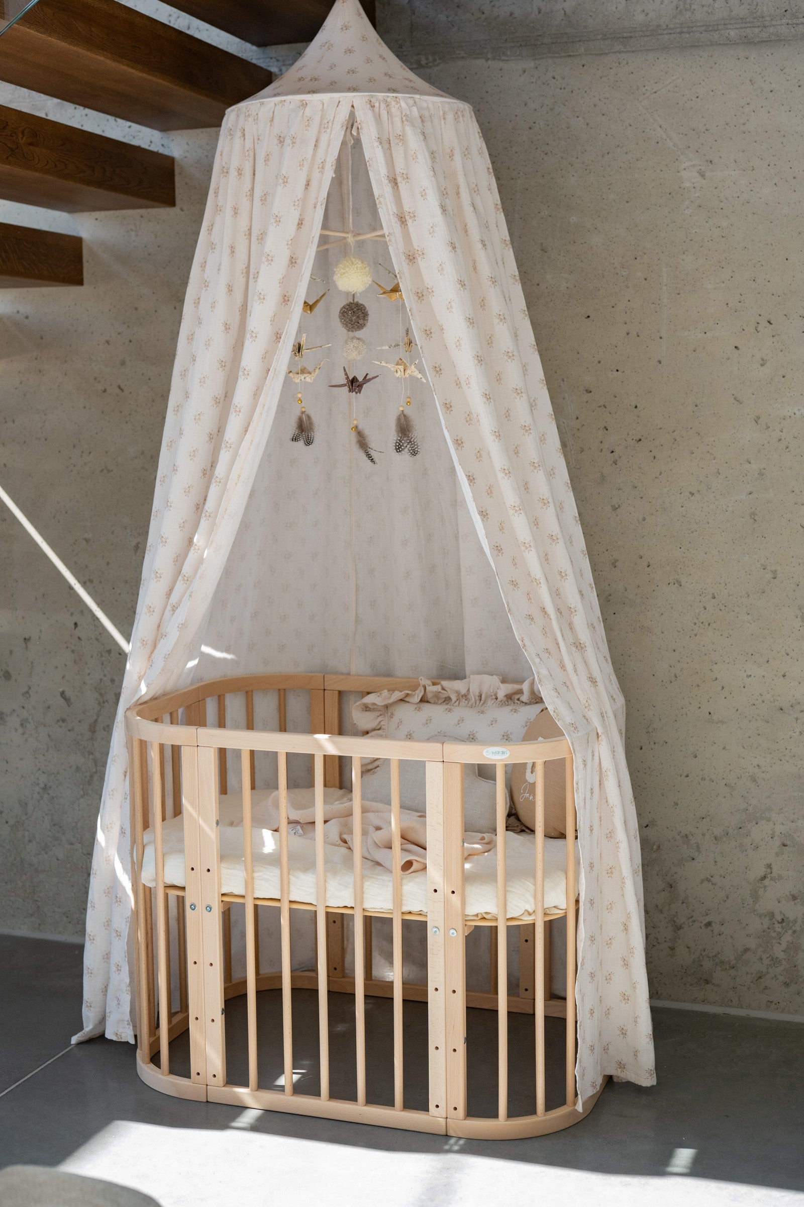 Katoenen Hangende Luifel Met Bohemien Bloemdecoratiestijl by moi mili