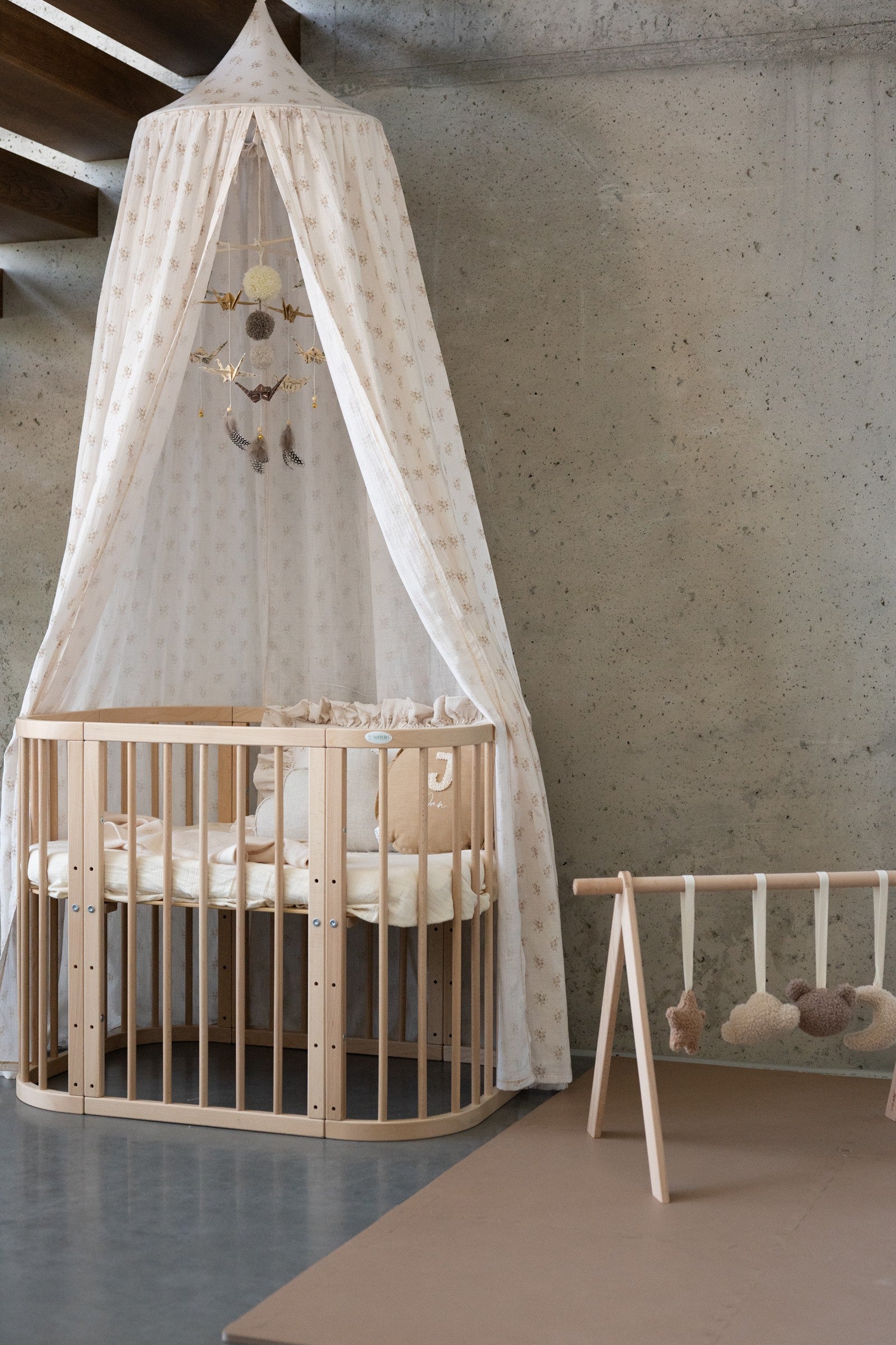 Katoenen Hangende Luifel Met Bohemien Bloemdecoratiestijl by moi mili