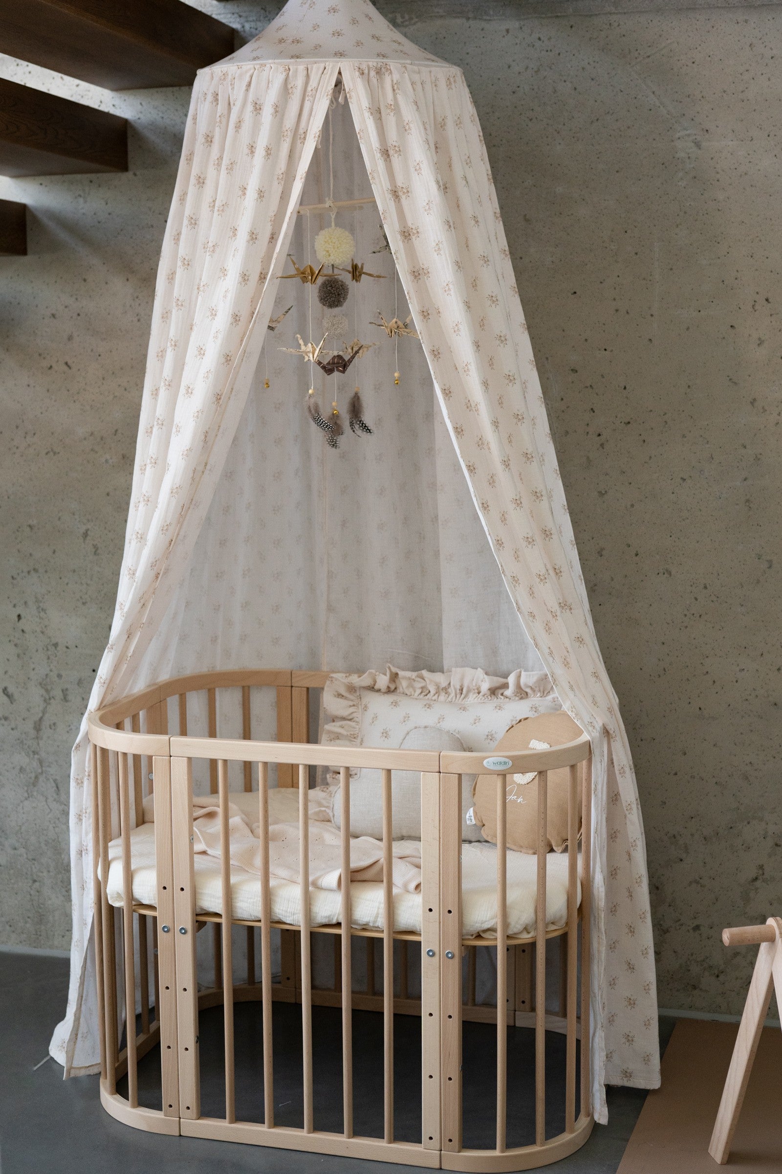 Katoenen Hangende Luifel Met Bohemien Bloemdecoratiestijl by moi mili