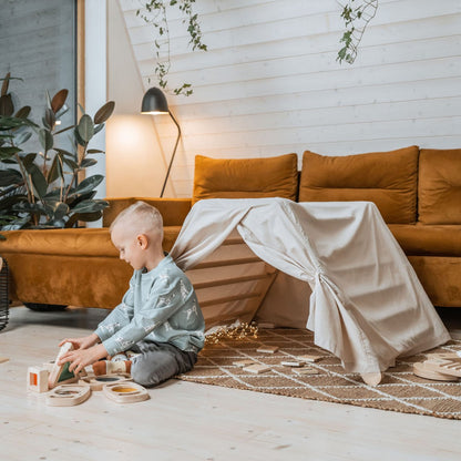 Speeltent Uitbreiding Klimrek Handgemaakt Katoen Veilig by Ette Tete