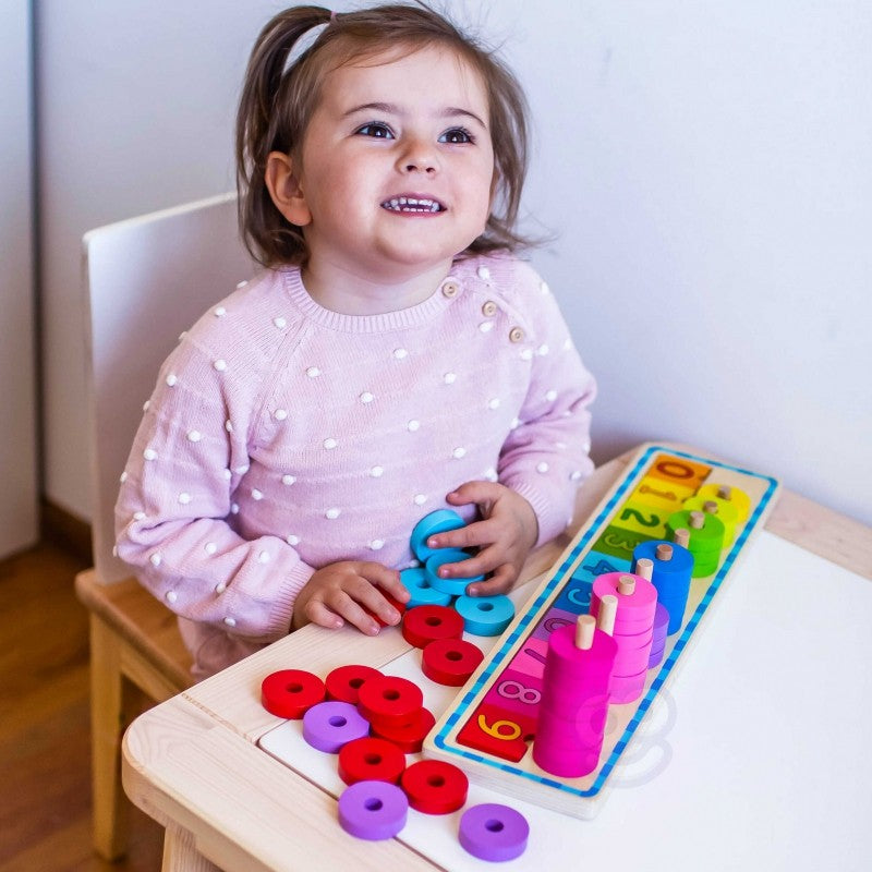 Houten Sorteerder Kleuren Leren Tellen Onderwijsgericht by Woopie Let's Go Green