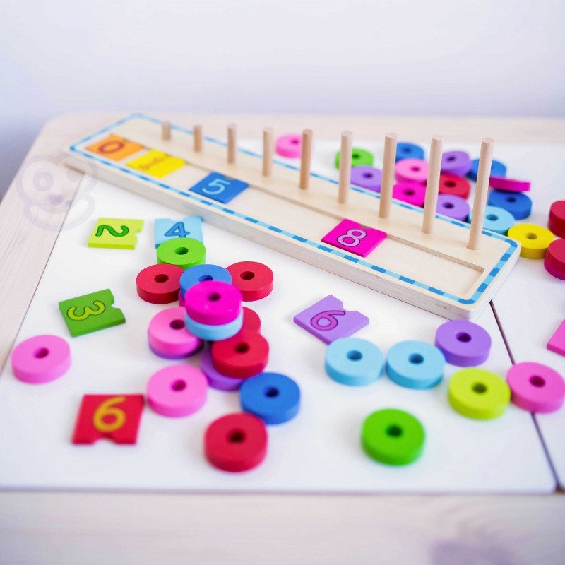 Houten Sorteerder Kleuren Leren Tellen Onderwijsgericht by Woopie Let's Go Green