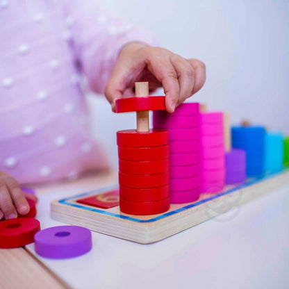Houten Sorteerder Kleuren Leren Tellen Onderwijsgericht by Woopie Let's Go Green