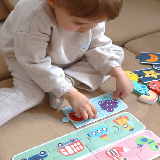 Houten Zintuiglijke Geheugenpuzzel Met Tegels Schermvrij by Woopie Let's Go Green
