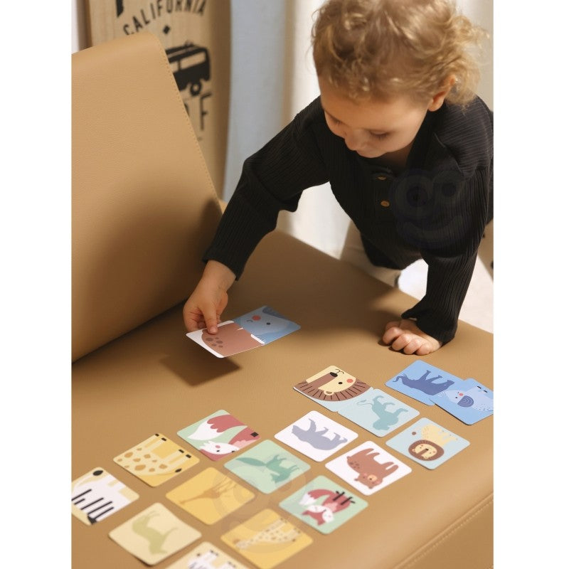 Houten Wiebeltoren Vaardigheidsspel Dieren Pastelkleuren by Woopie Let's Go Green