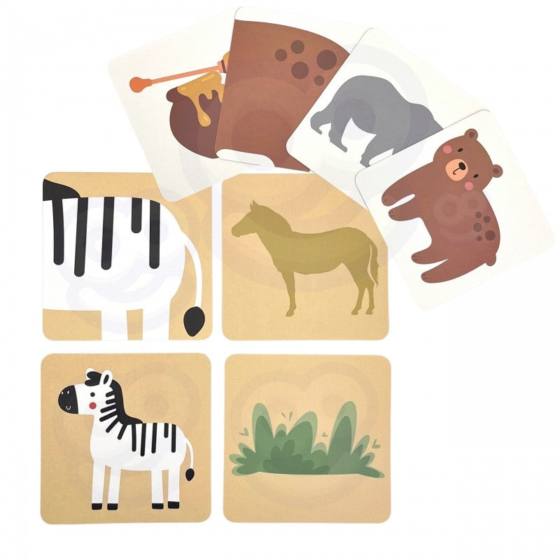 Houten Wiebeltoren Vaardigheidsspel Dieren Pastelkleuren by Woopie Let's Go Green