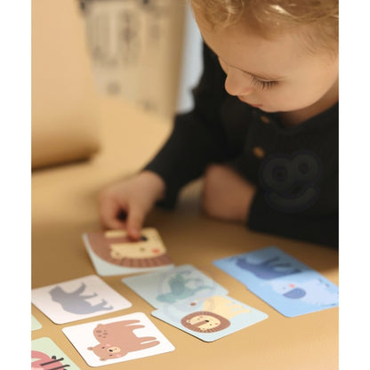 Houten Wiebeltoren Vaardigheidsspel Dieren Pastelkleuren by Woopie Let's Go Green