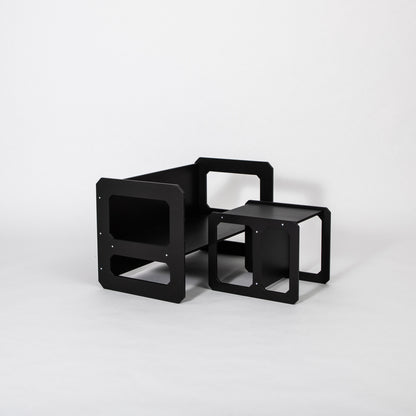 Montessori Afleertafel Stoelset Veilig Minimalistisch by Montessori House Bed