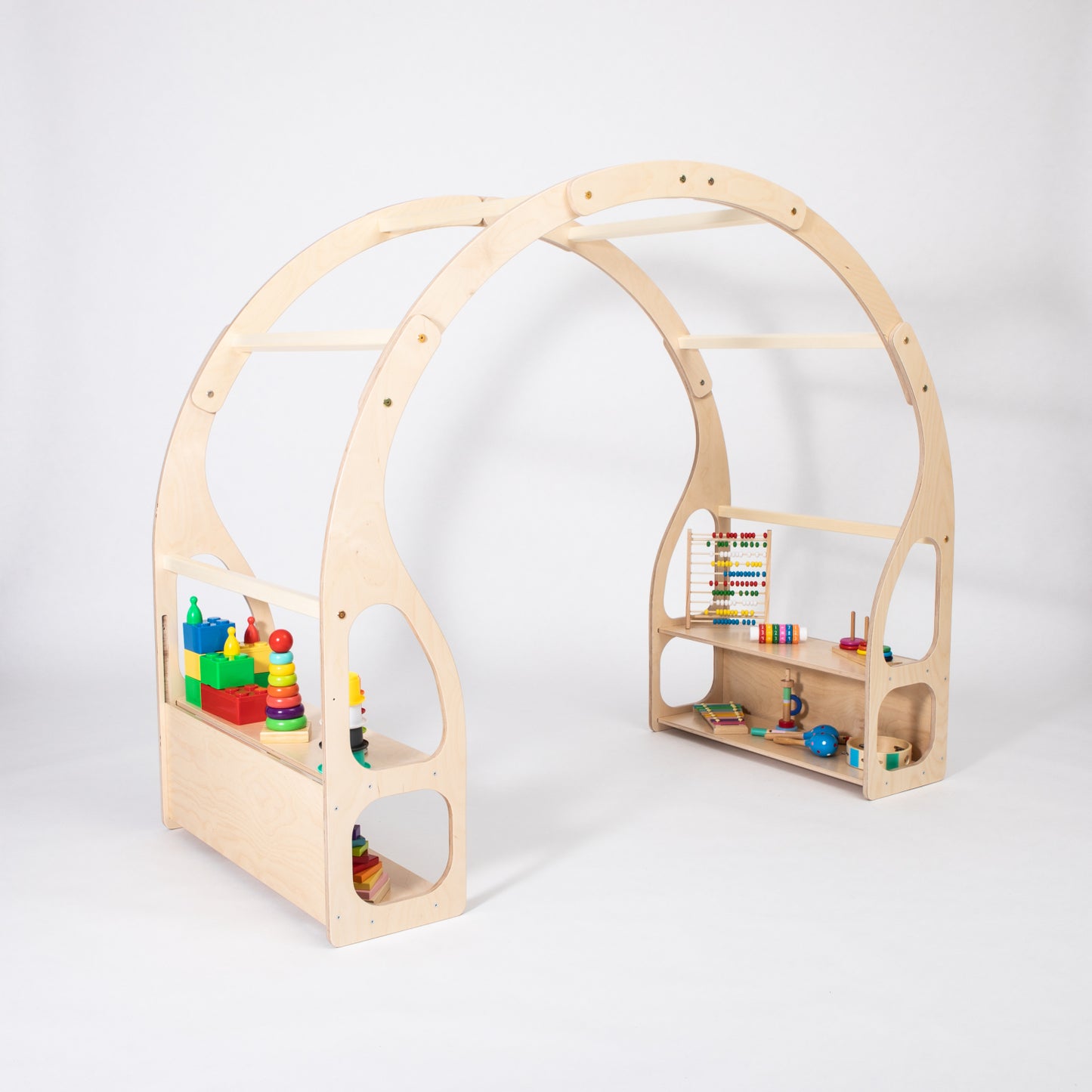 Montessori Speelstandaard Speelgoedrek Voor Kinderen Duurzaam by Montessori House Bed